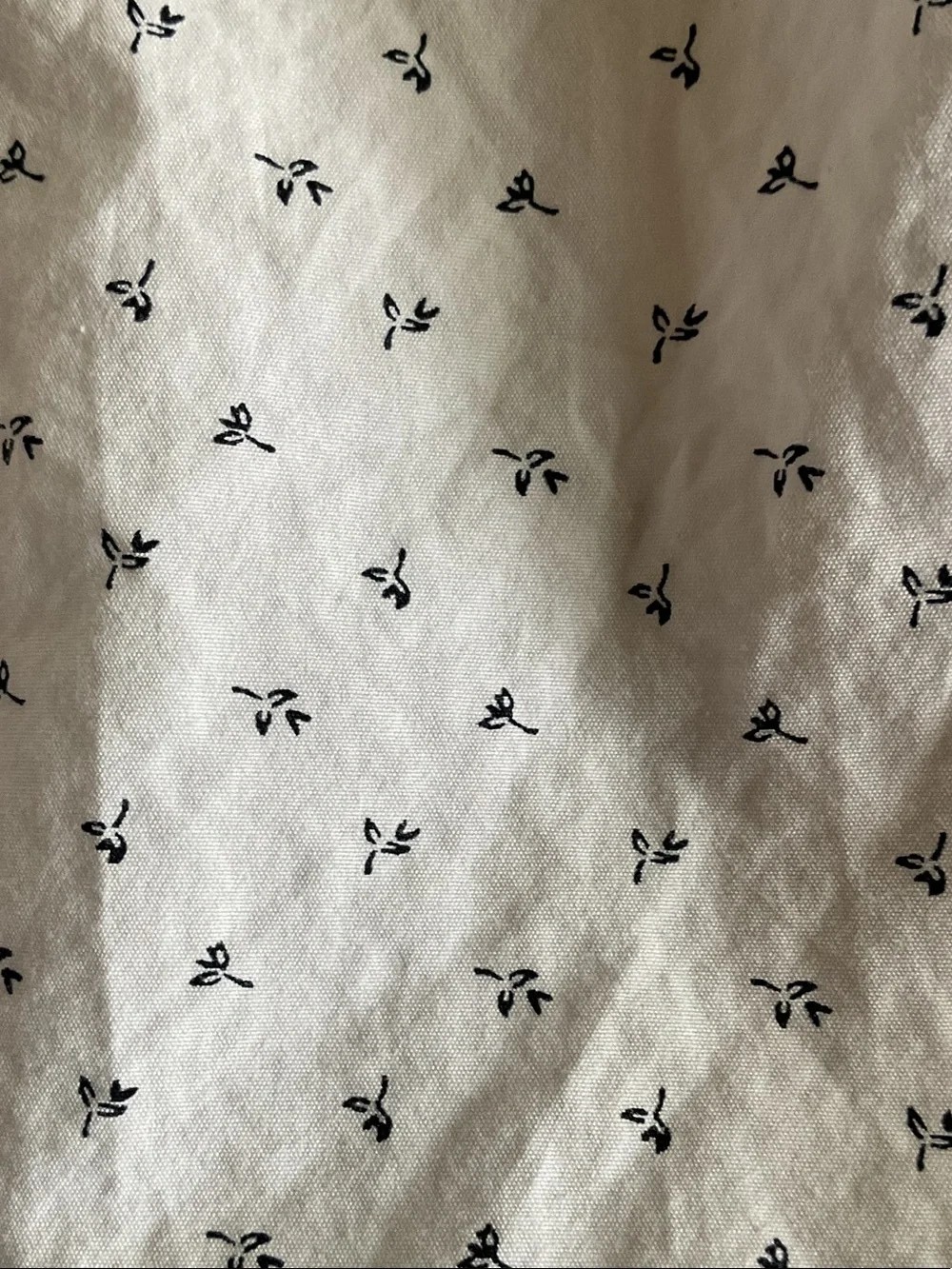 J. Crew Men's White Micro-Anchor Button-Down Shirt